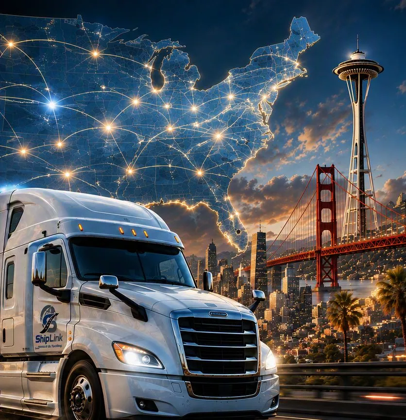 Nationwide FTL and LTL coverage across the United States